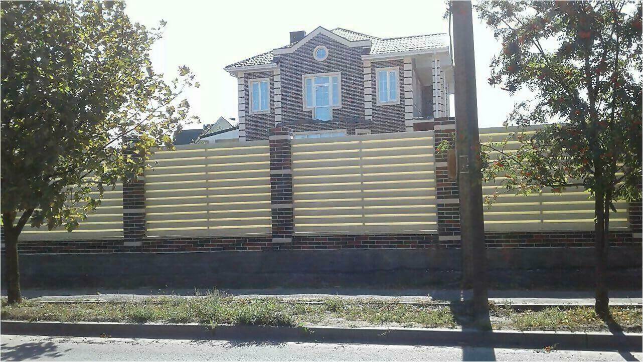 Забор из штакетника 115м фото2 в Энгельсе
