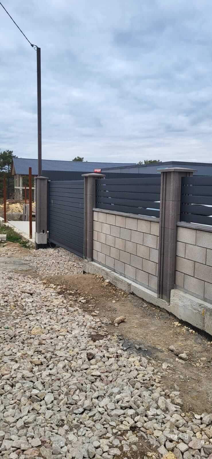 Забор-ранчо из металлопланкена 28м RAL7024 Серый Графит МАТТЕ фото 2 в Энгельсе