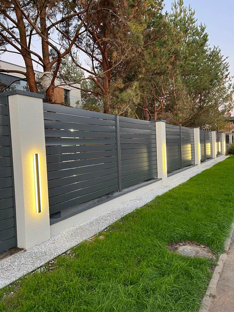 Забор-ранчо из металлопланкена 36м RAL7024 Серый Графит фото 13 в Энгельсе