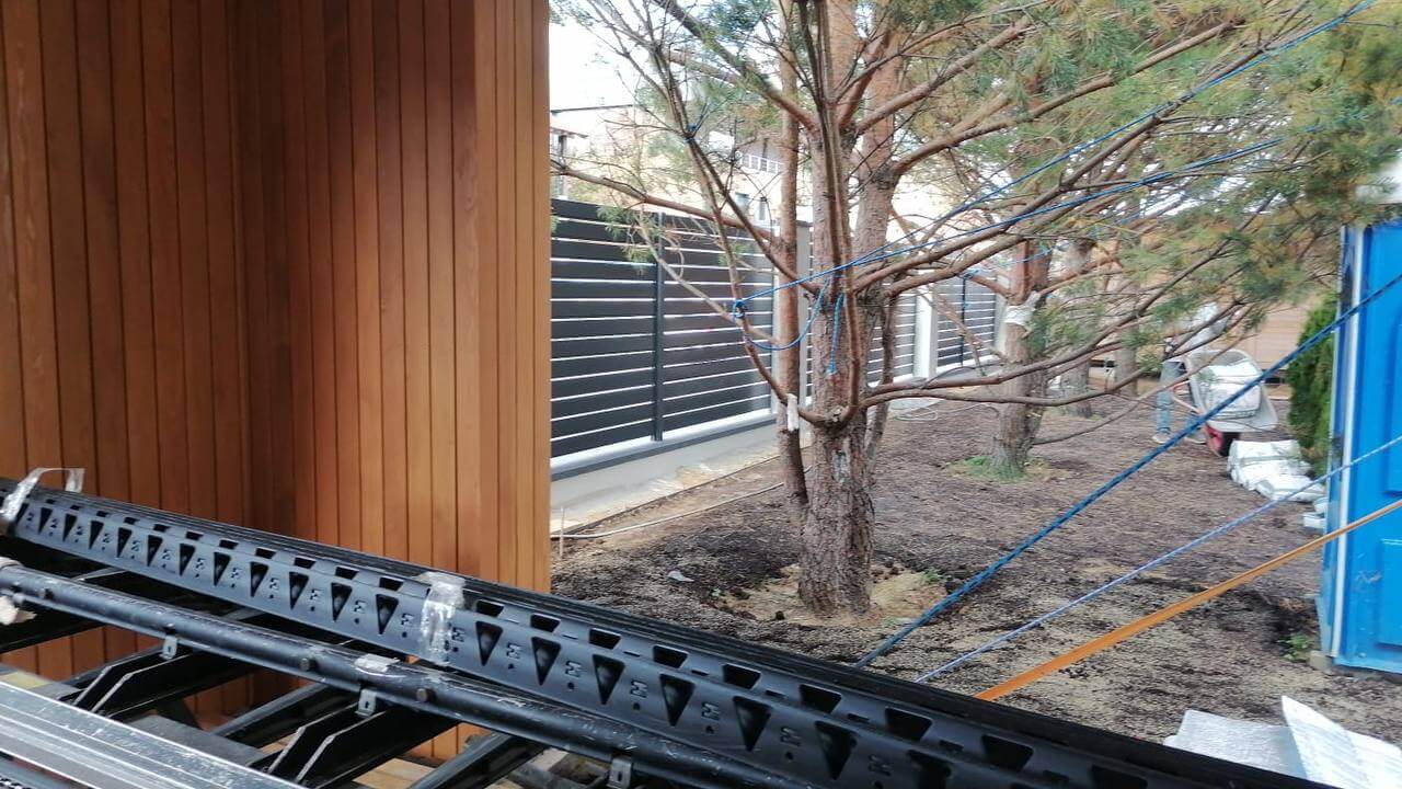 Забор-ранчо из металлопланкена 36м RAL7024 Серый Графит фото 2 в Энгельсе