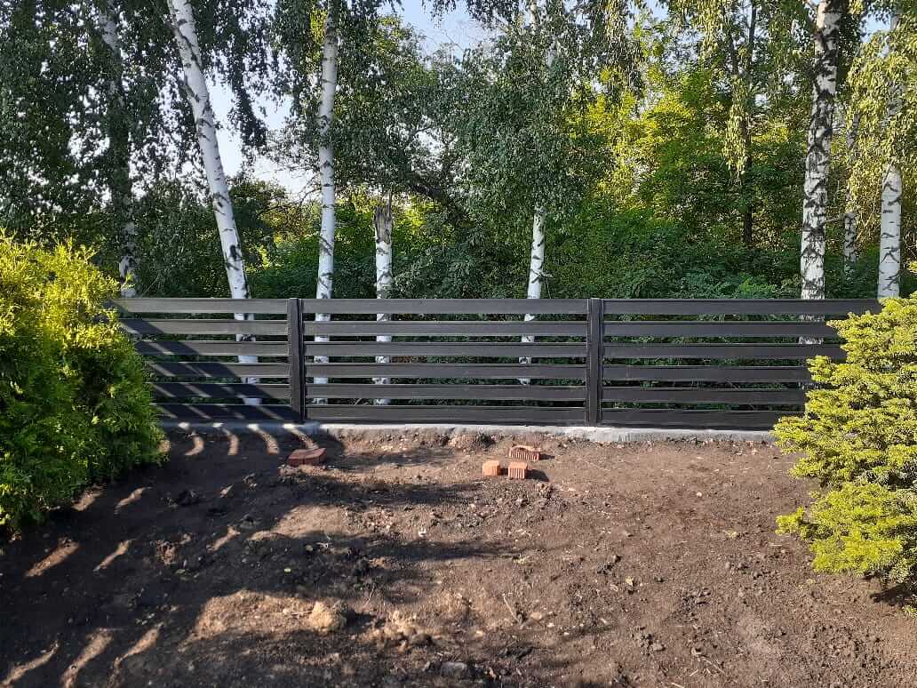Забор-ранчо из металлопланкена 48м RAL9005 Черный МАТТЕ в Энгельсе