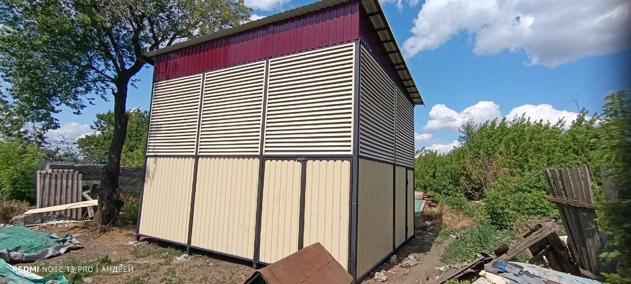 Сенник из ламелей еврожалюзи RAL1015 Слоновая Кость фото 2 в Энгельсе