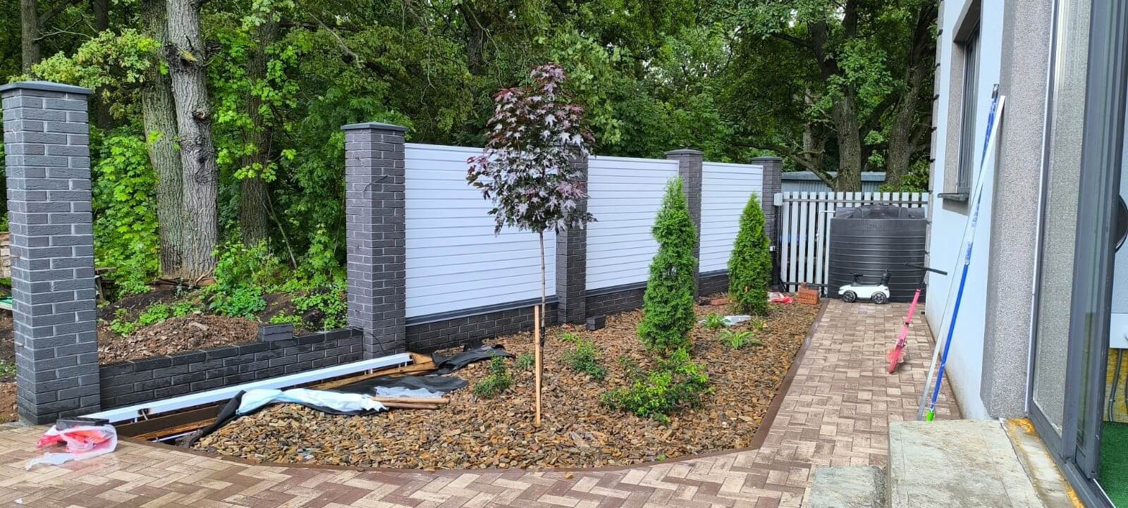 Забор-жалюзи из ламелей Хай-Тек 54м RAL9003 Белый фото 3 в Энгельсе